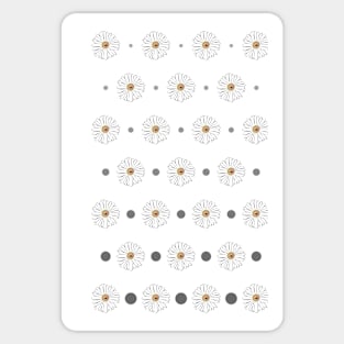 Daisy and Dots Sticker